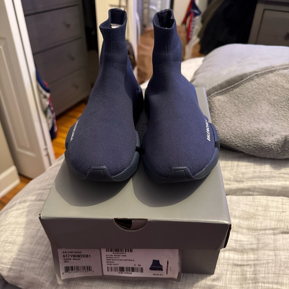 Balenciaga speed 2.0 dark navy